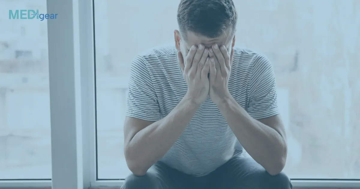 How do transcranial magnetic stimulation (TMS) devices treat depression?