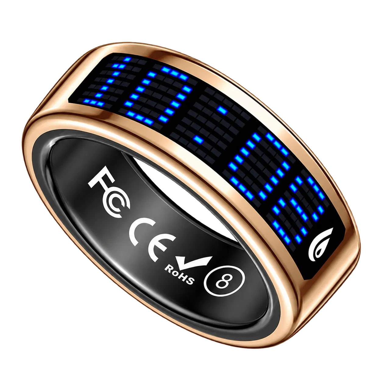 Kam Union Dot-Matrix Water Drop Smart Ring