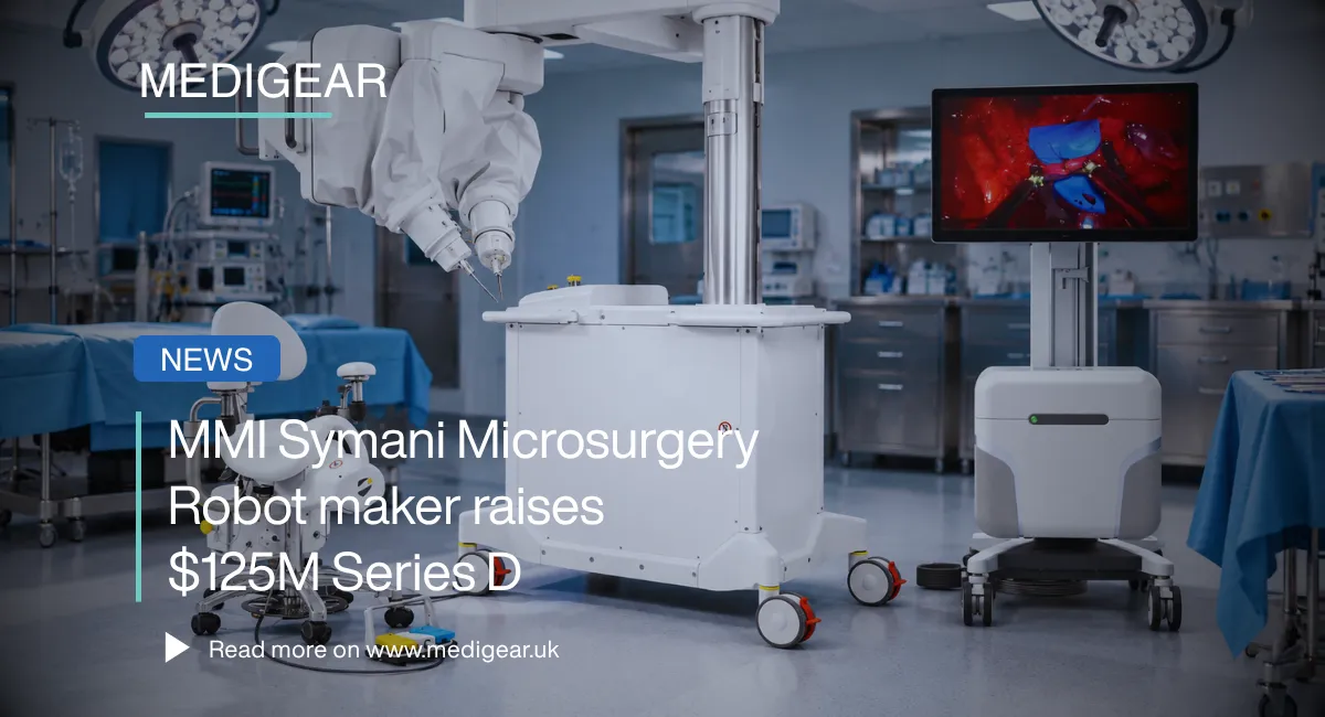 MMI Symani microsurgery robot used by surgeons in open soft-tissue procedures