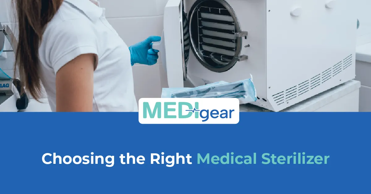Healthcare professionals reviewing medical sterilizer equipment for procurement decisions