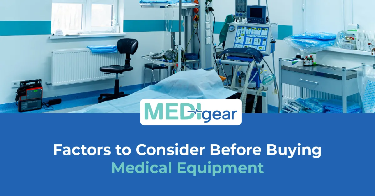 Healthcare procurement professionals reviewing medical equipment purchasing options