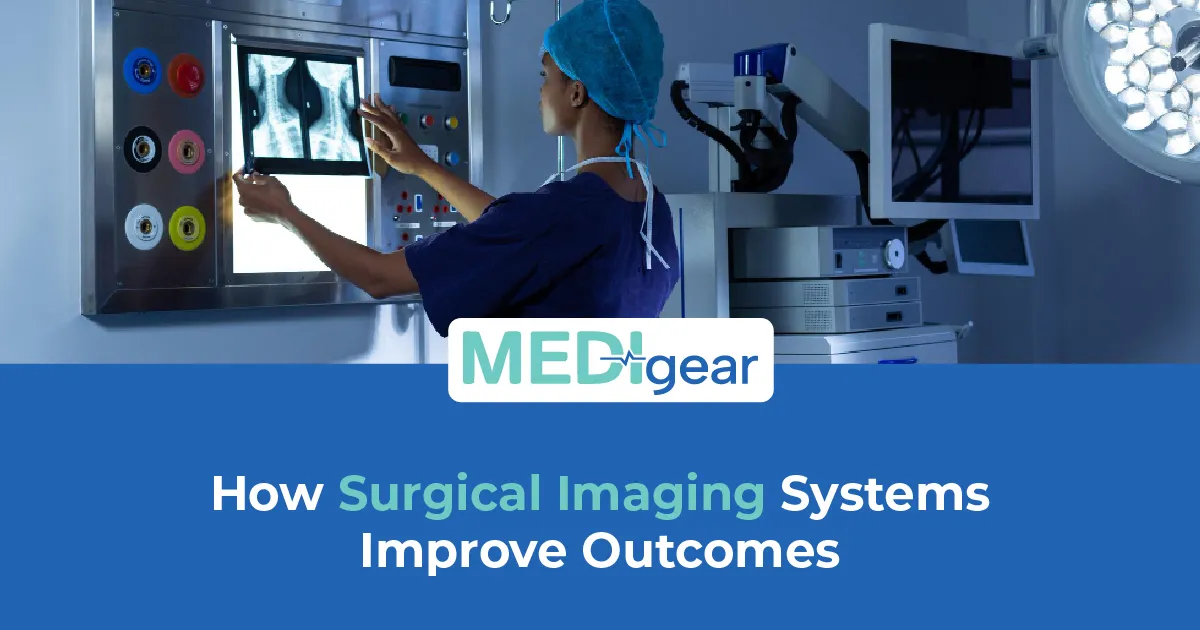 Surgical imaging system displaying real-time visualization during a minimally invasive procedure