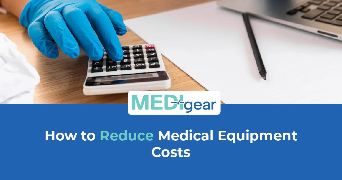 Healthcare professionals reviewing medical equipment procurement and cost reduction strategies