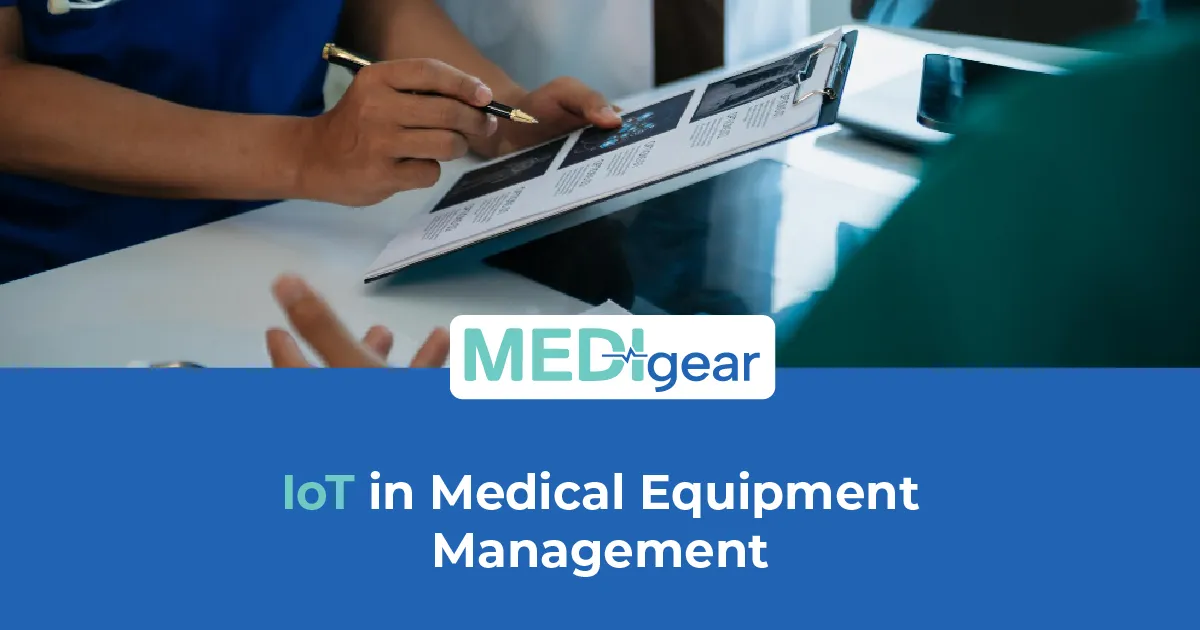 Connected medical equipment using IoT technology for real-time monitoring and asset management