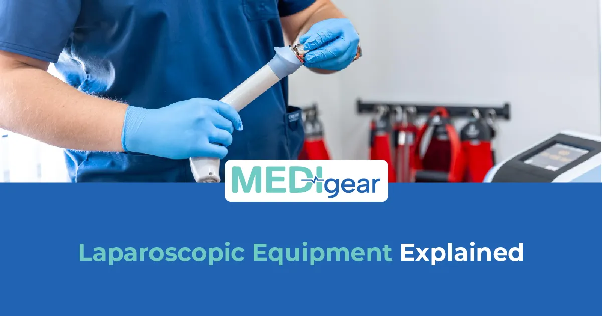 Laparoscopic tower, monitor, camera system, and surgical instruments used during minimally invasive 