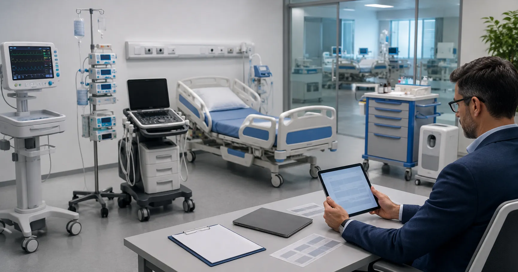 Hospital equipment category planning by healthcare and procurement managers