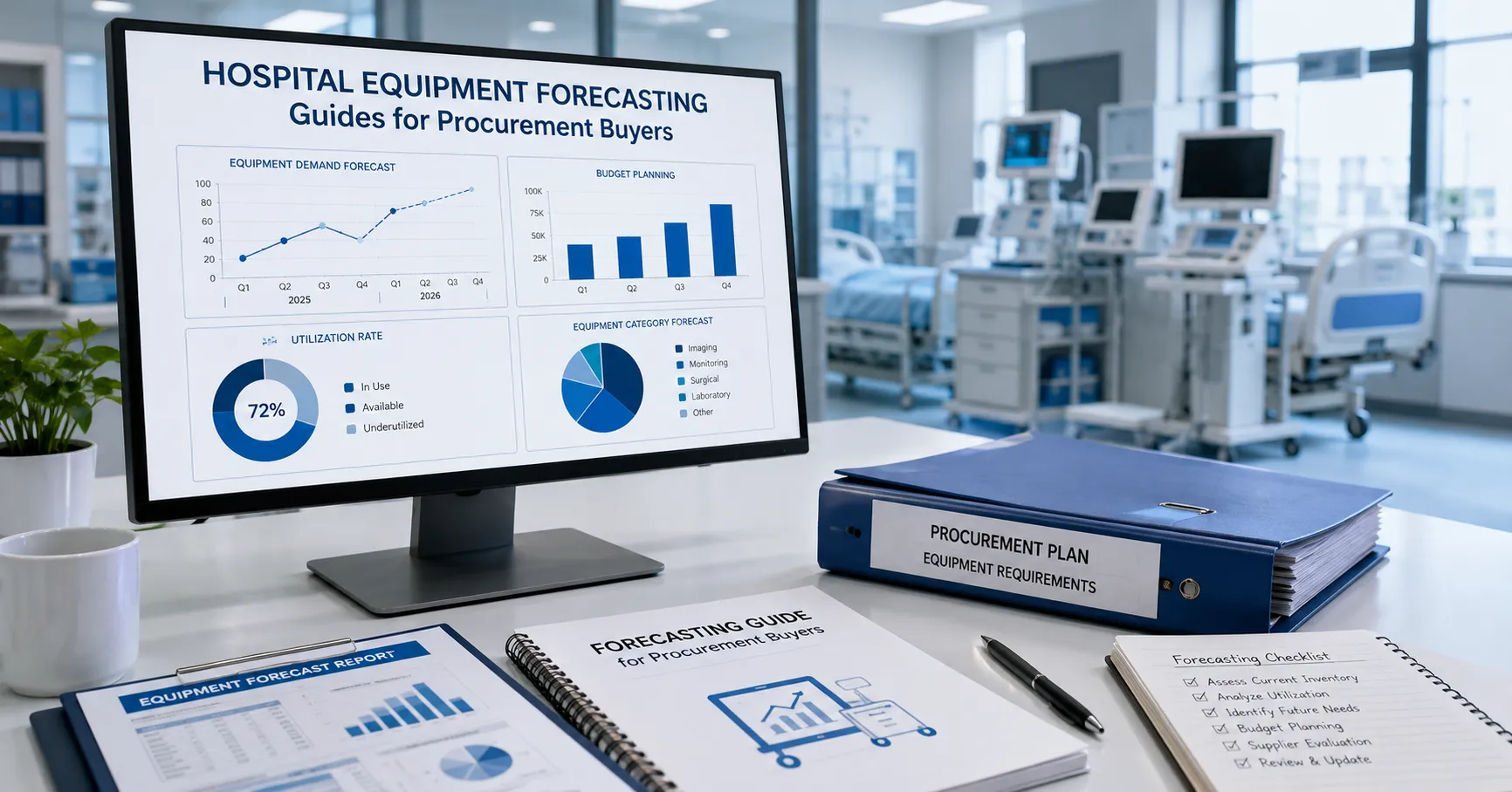 Hospital equipment forecasting by healthcare procurement and asset management teams