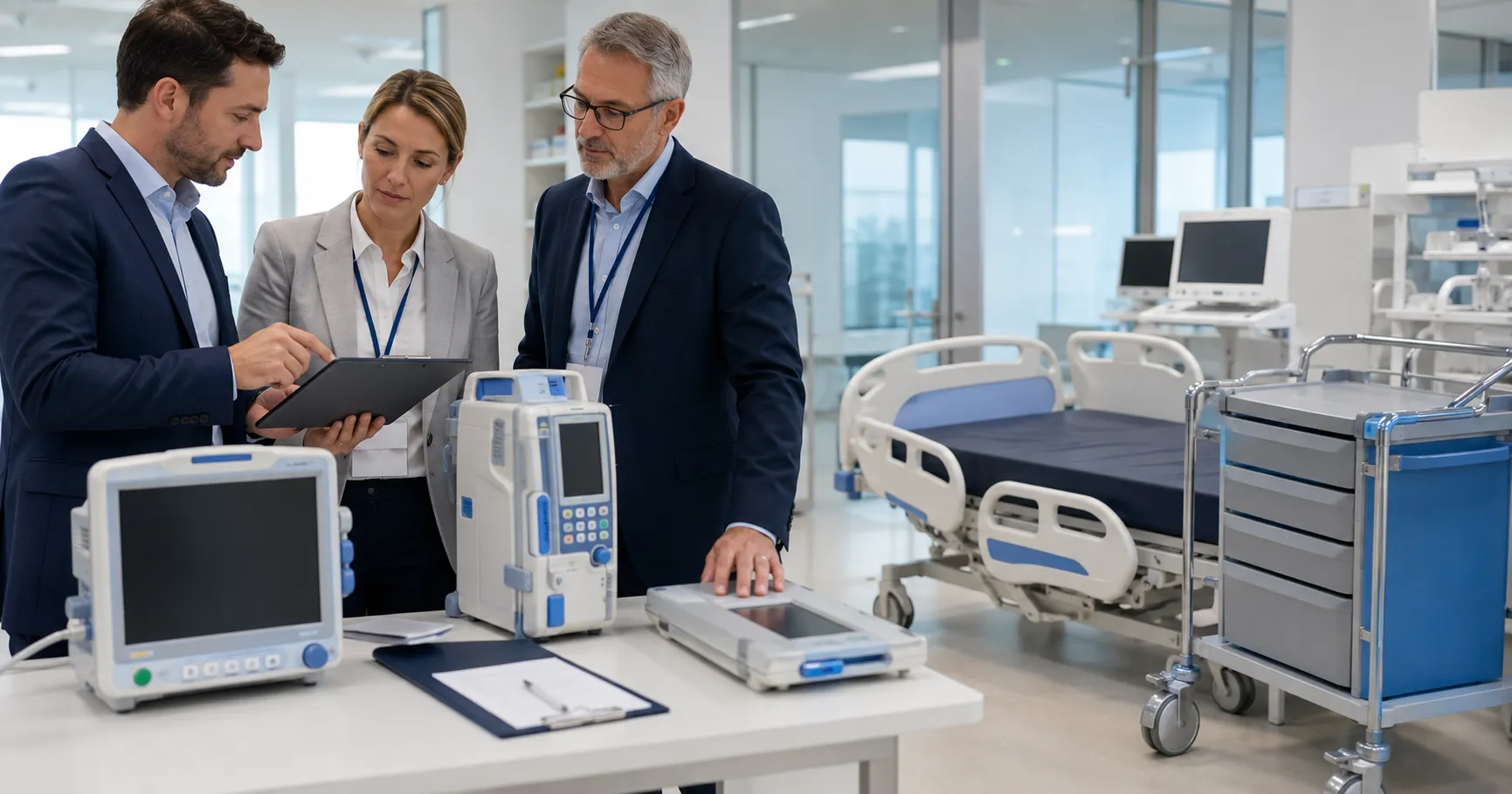 Hospital equipment procurement checklist reviewed by medical buyers