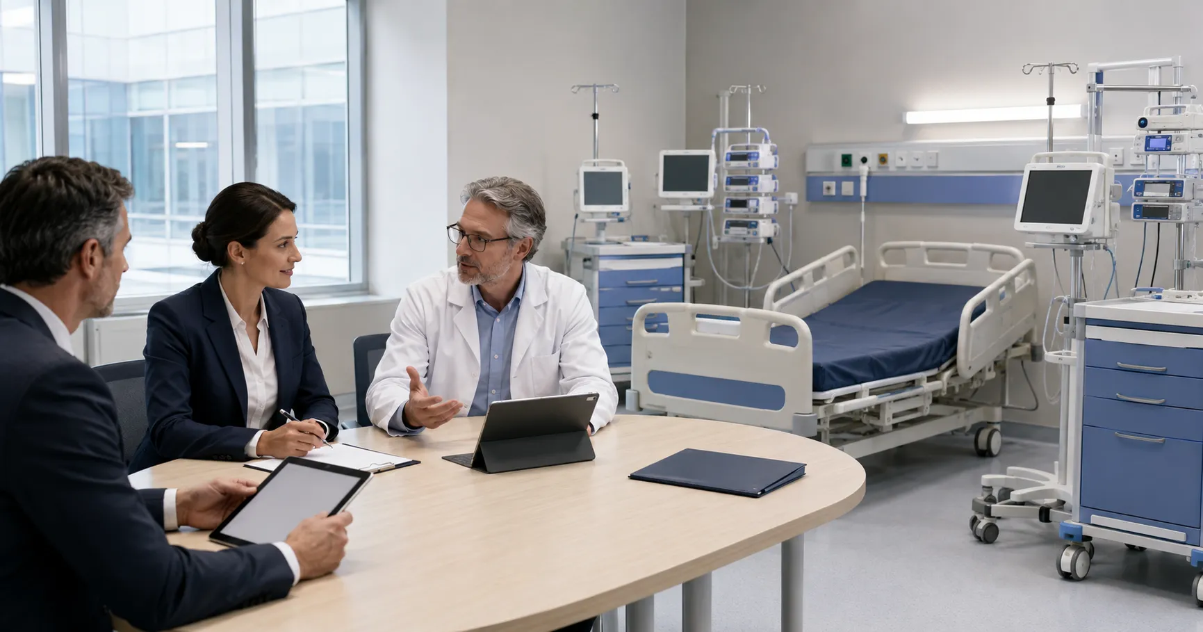 Hospital equipment standardisation plan reviewed by buying managers