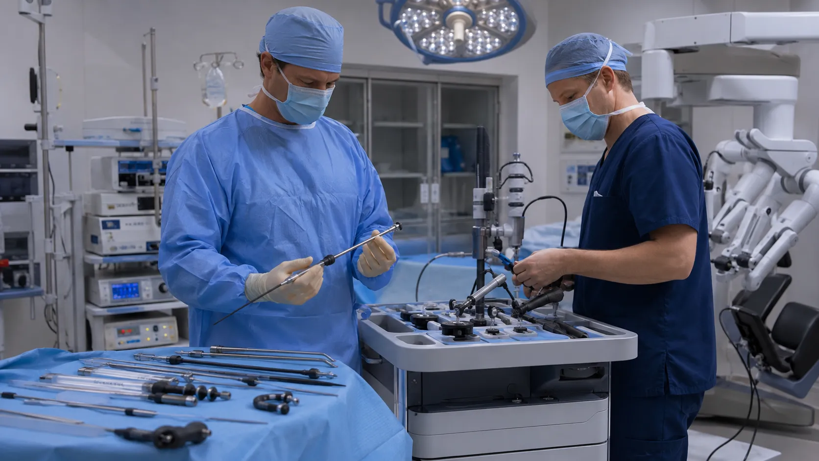 Innovative surgical equipment improving precision, safety, efficiency and patient outcomes through advanced imaging, robotics and minimally invasive technology.