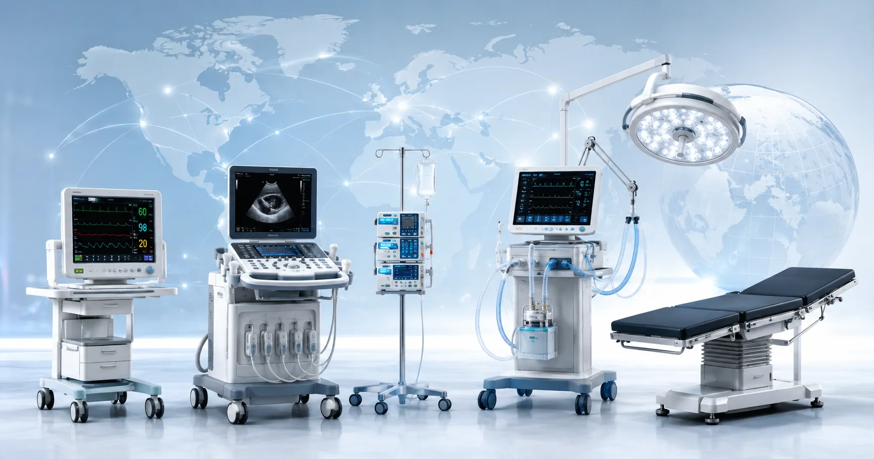 Healthcare team reviewing certified medical equipment and supplier compliance documents