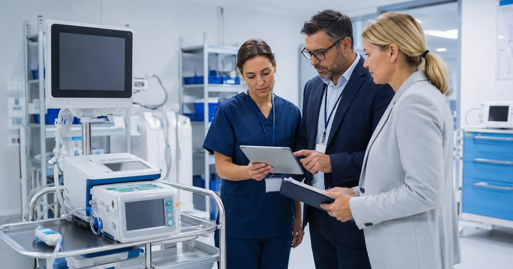 : Medical equipment audit preparation reviewed by healthcare procurement team