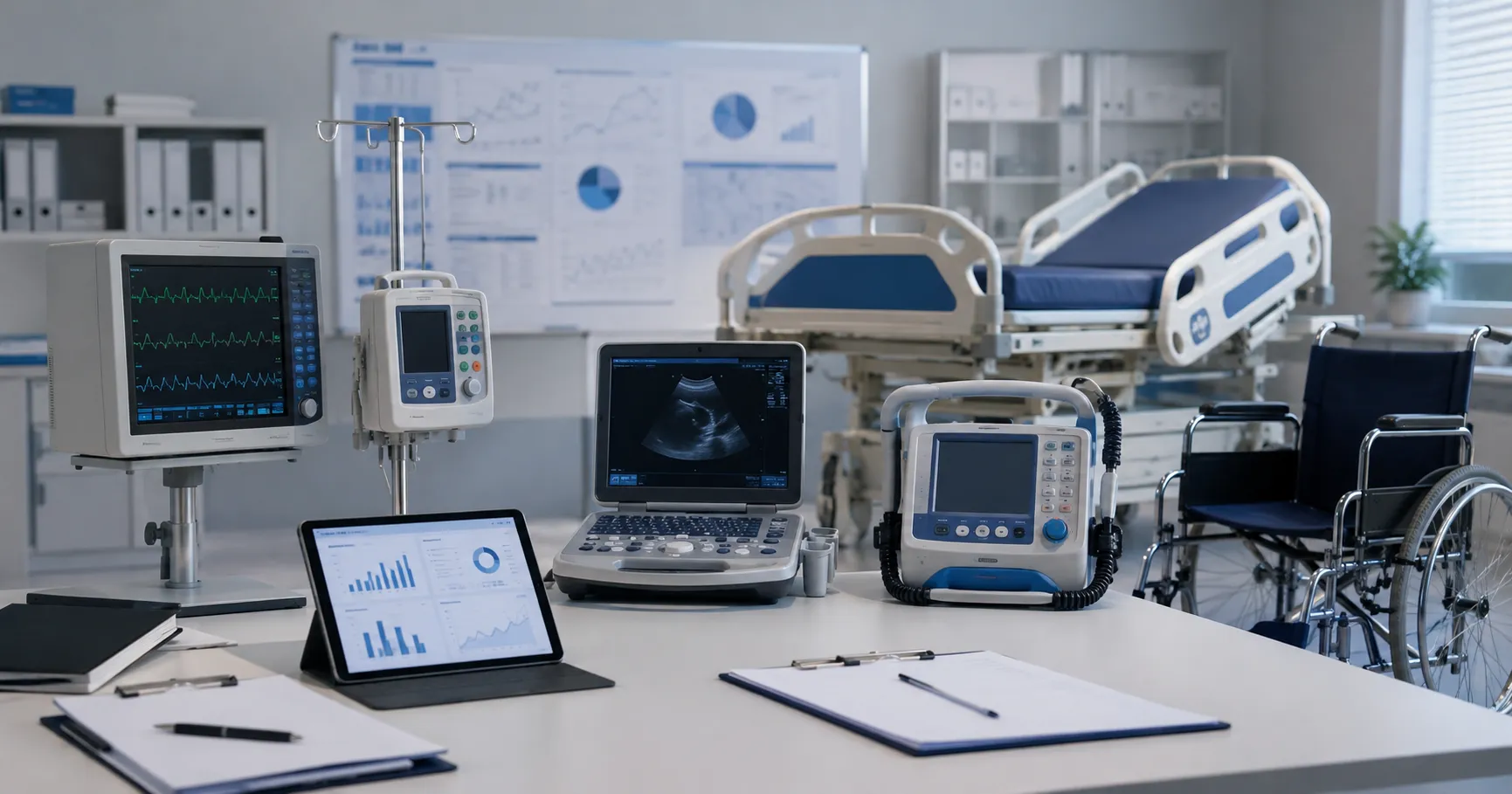 Medical equipment demand planning by healthcare procurement and facility managers