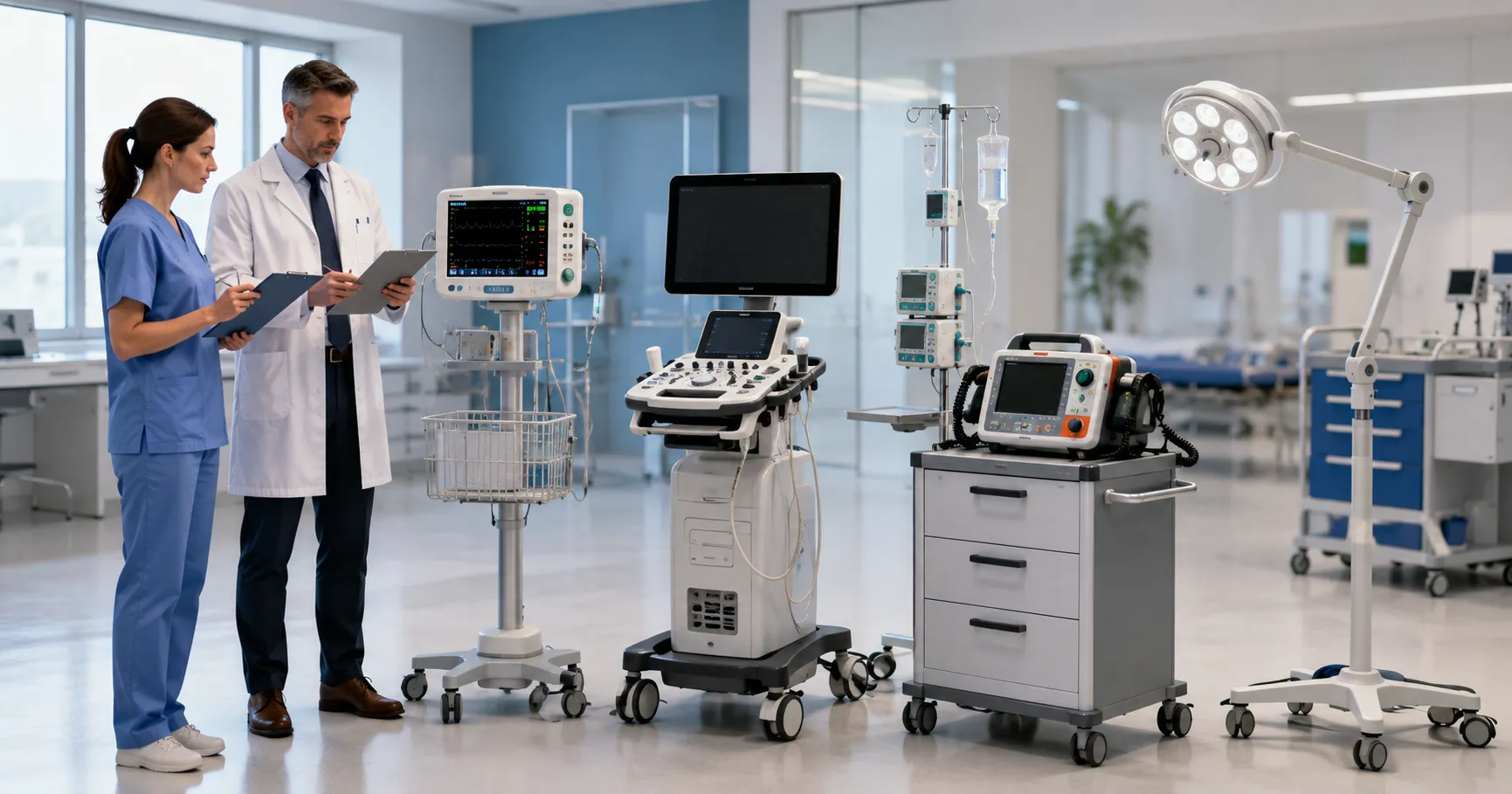 Medical equipment evaluation by healthcare procurement and clinical teams
