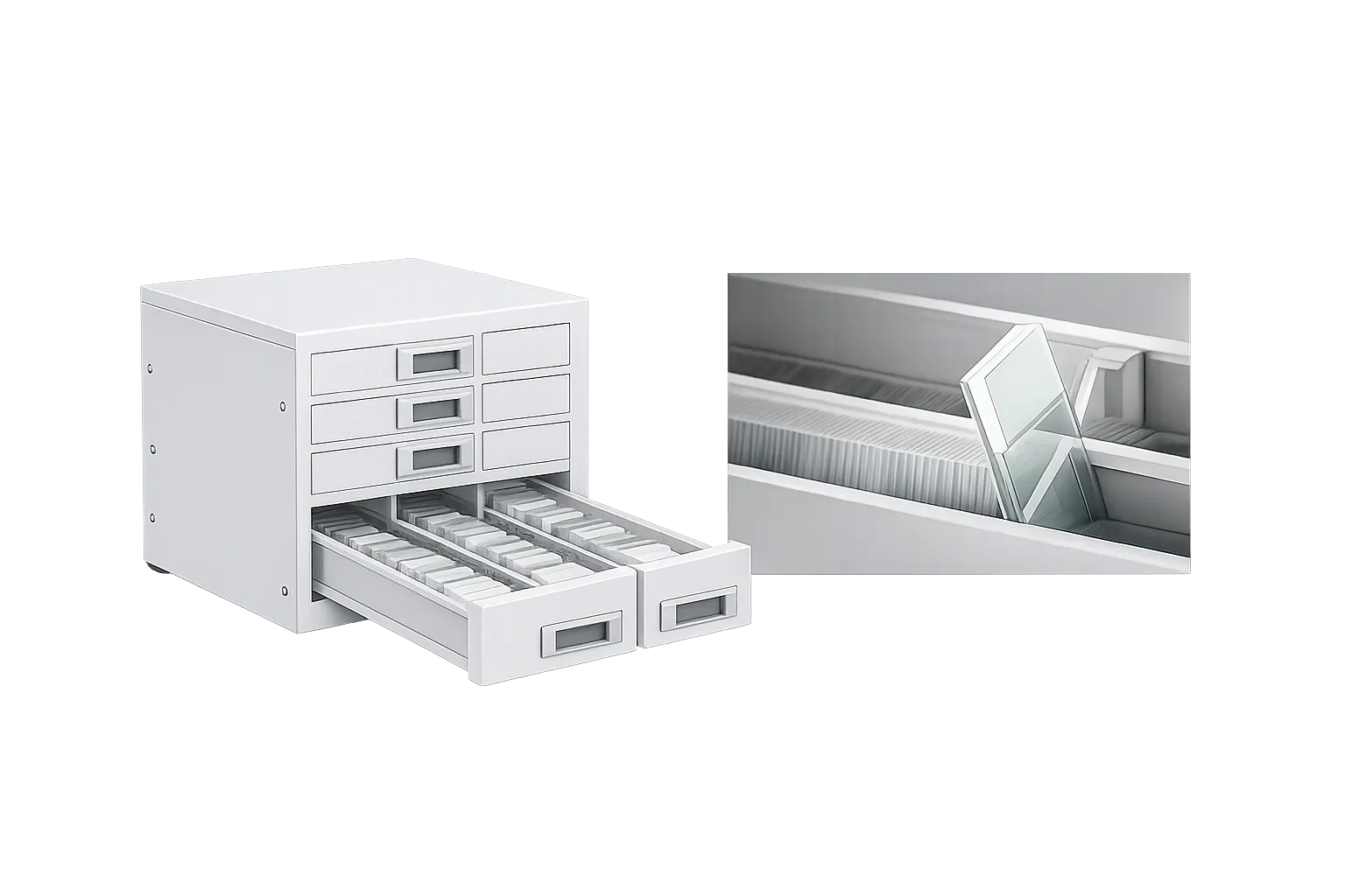 Roundfin RD-1502 Slide Glass Cabinet
