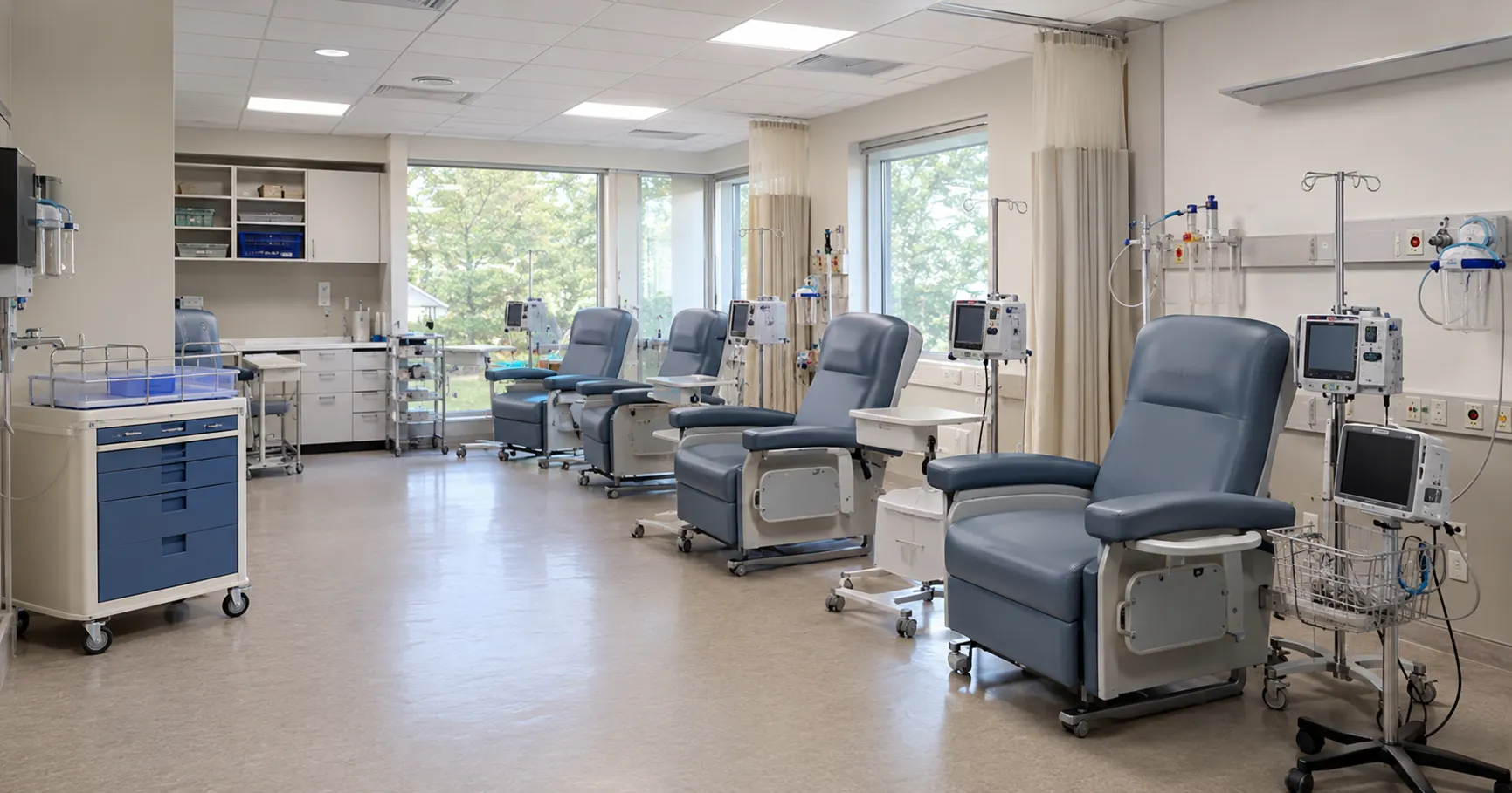 Essential equipment for a modern hospital oncology unit
