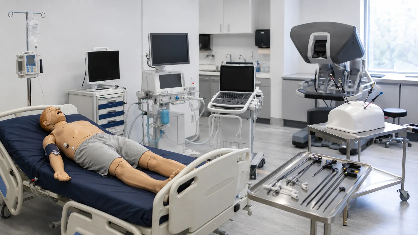Medical equipment training and education.