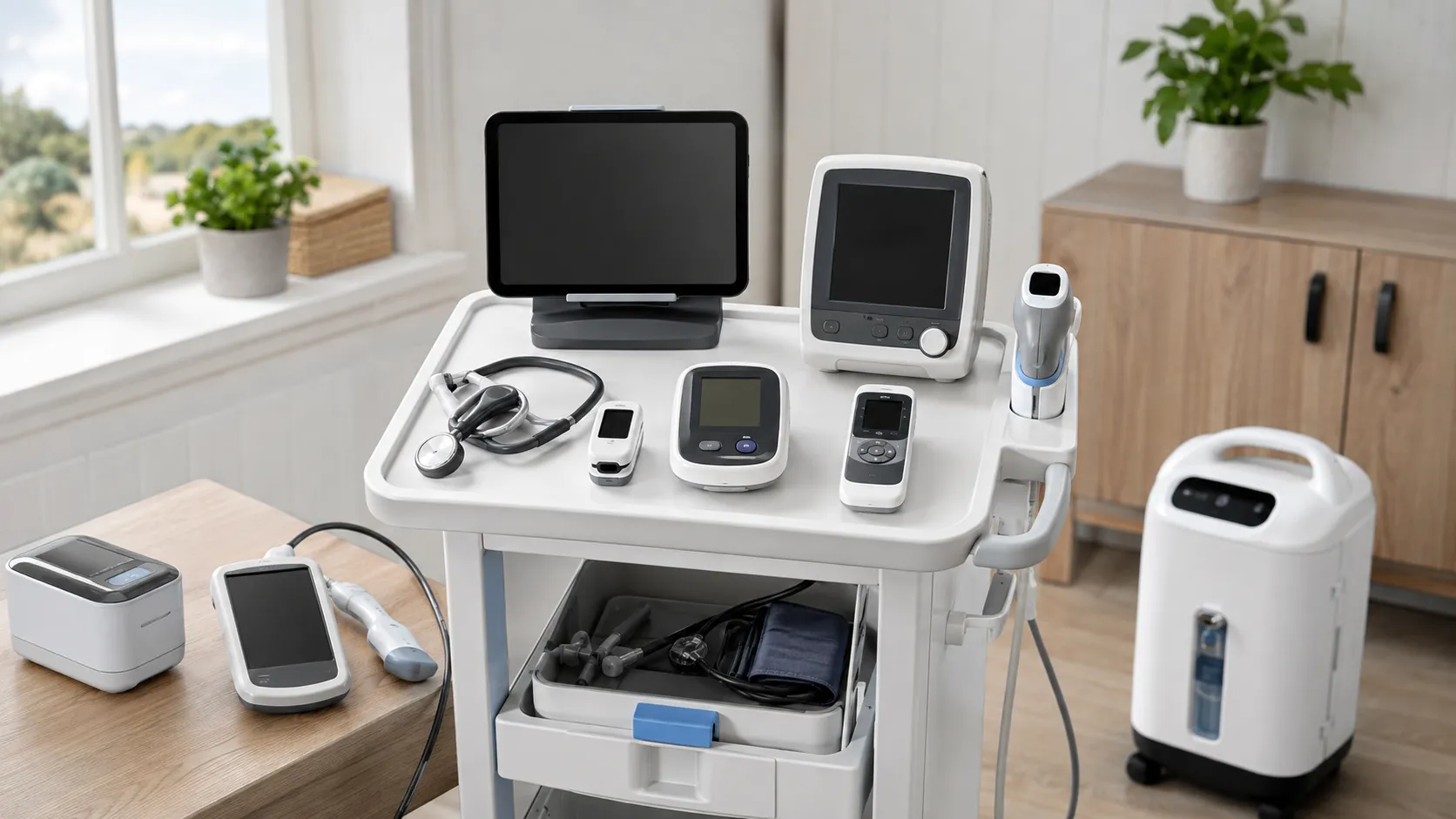 Medical devices supporting remote care.