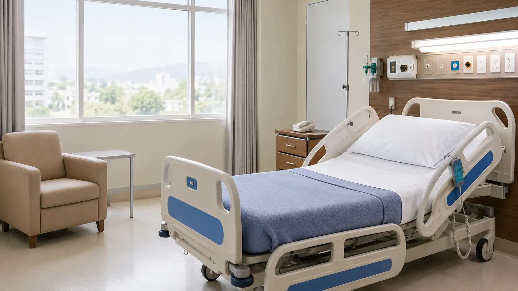 How to choose the right hospital bed for a ward, weighing profiling, height range, capacity and safe