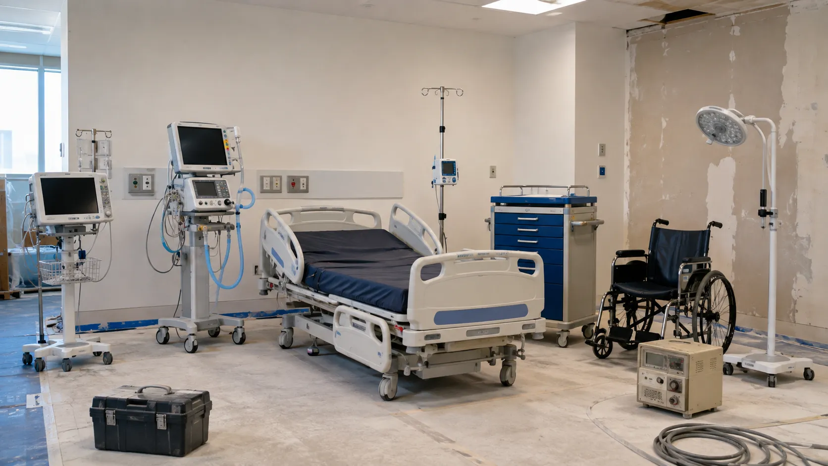 Essential equipment planning for a hospital refurbishment