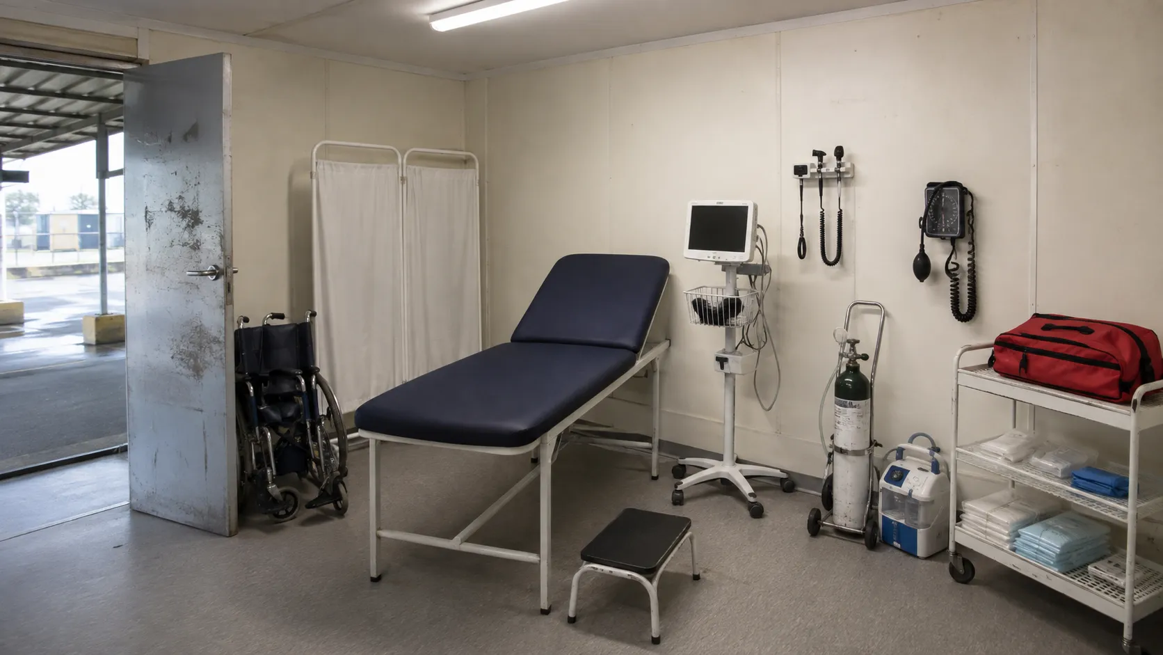 Border crossing medical post setup guide