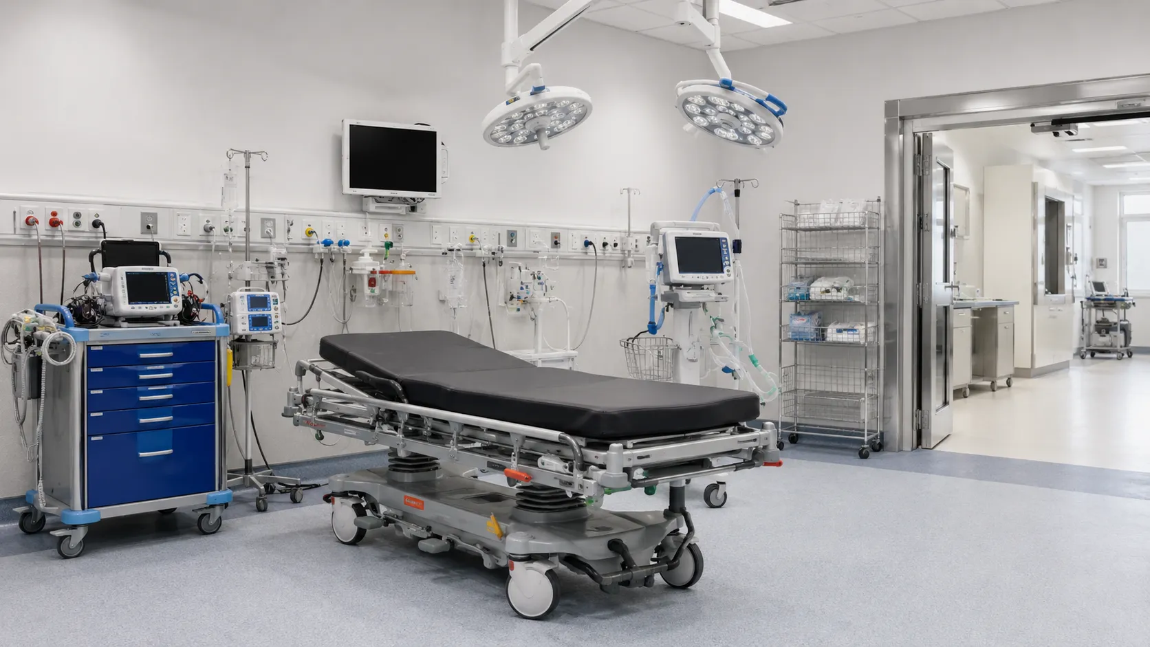 Essential equipment for a hospital trauma centre