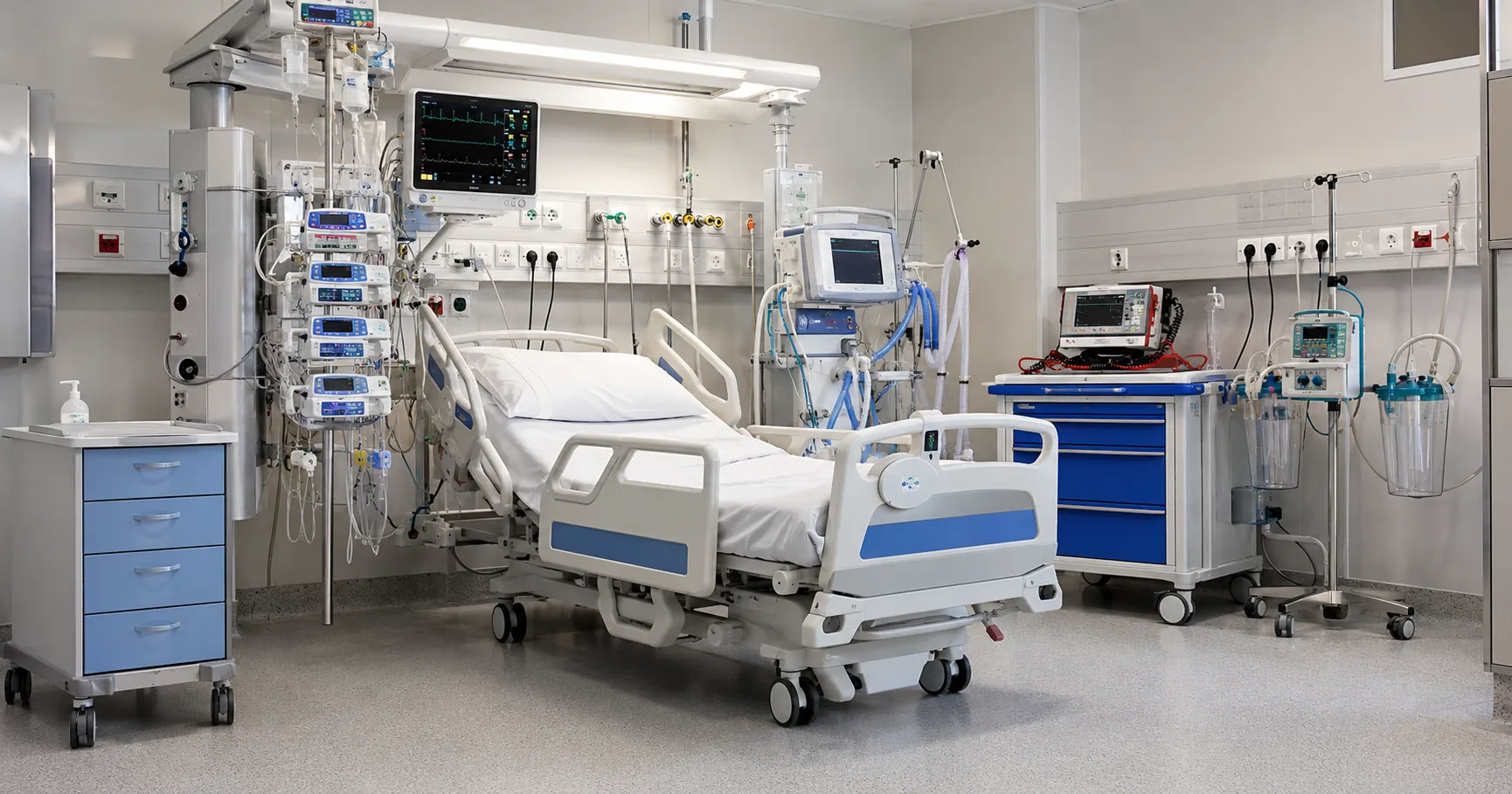 Essential equipment for a modern hospital ICU