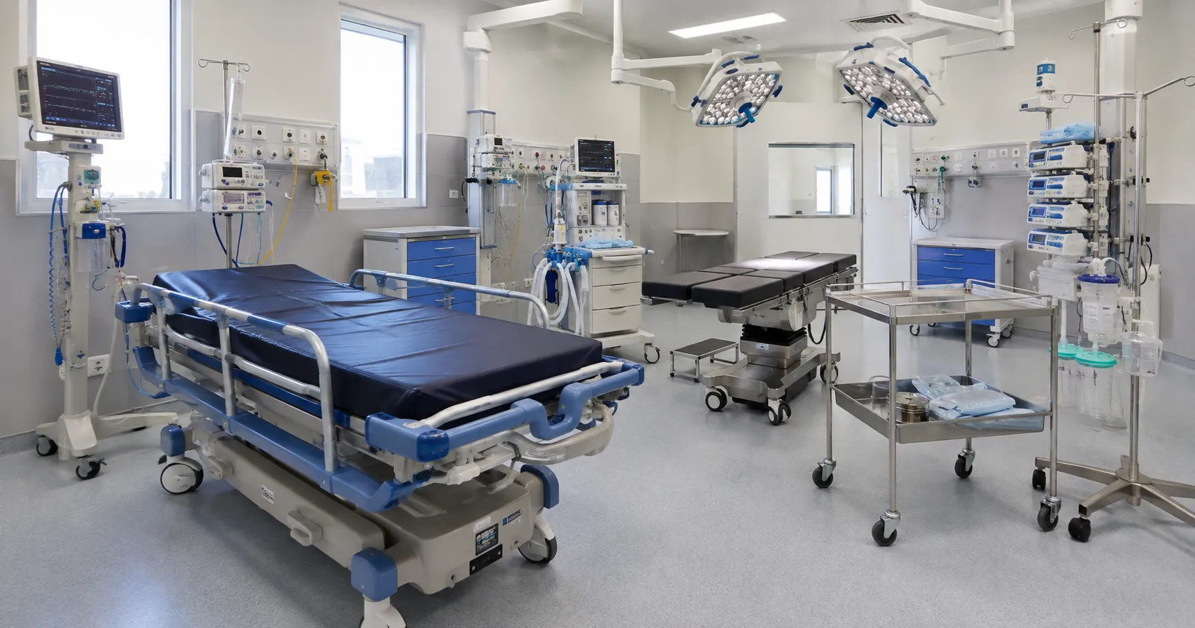 Essential equipment for a burns and plastic surgery unit