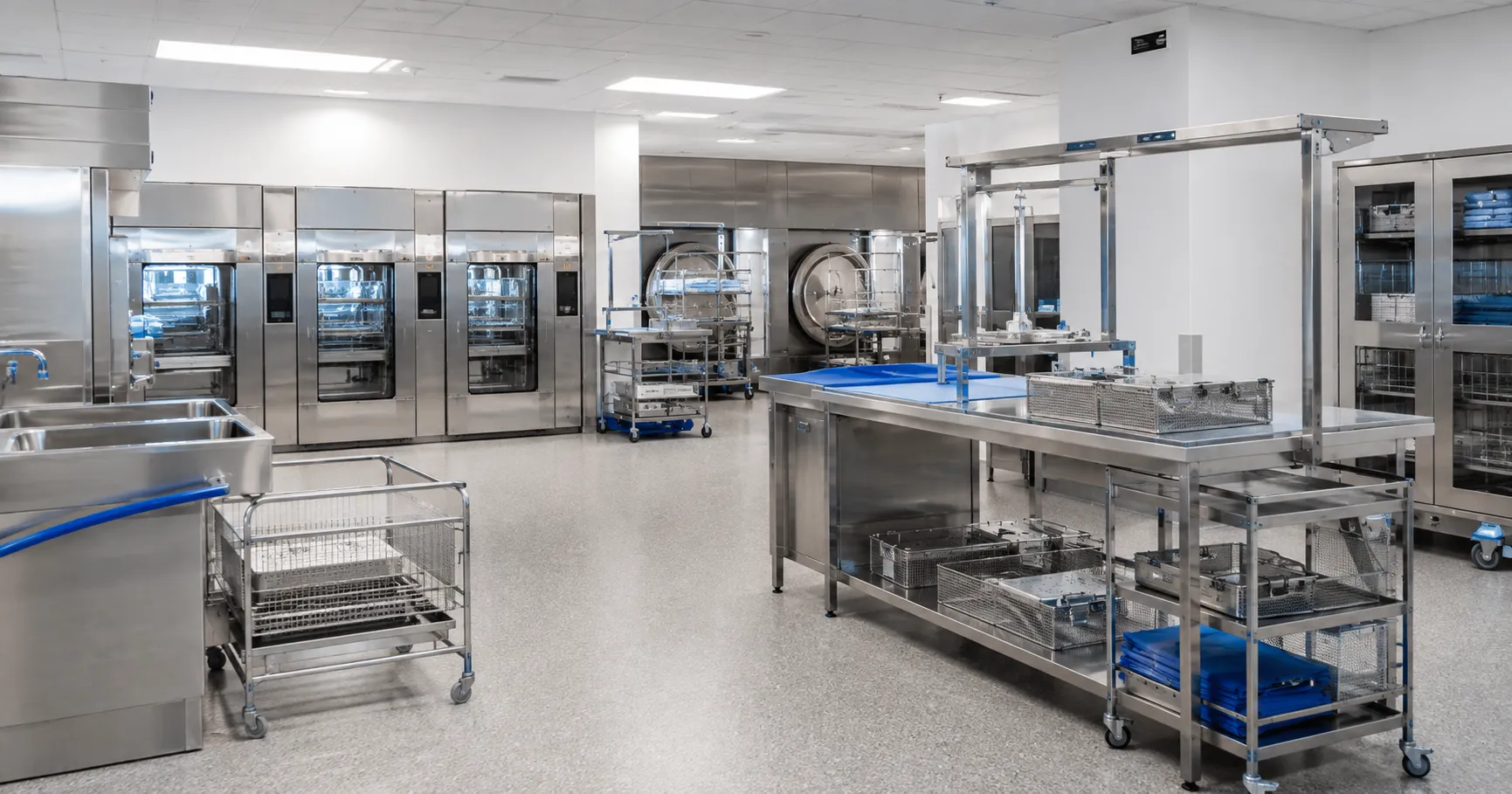 Essential equipment for a hospital CSSD unit