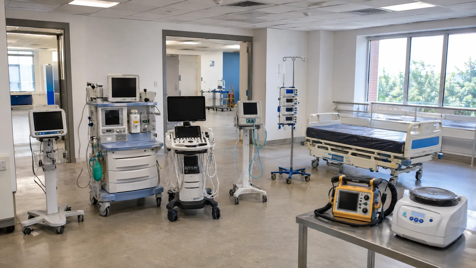 Essential equipment for a multi-specialty hospital setup
