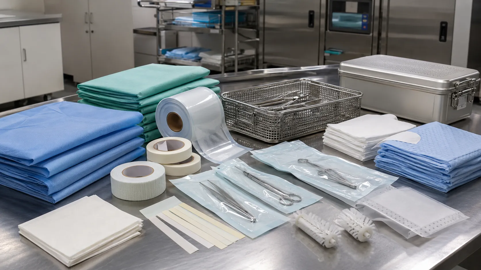 Hospital sterilization consumables.