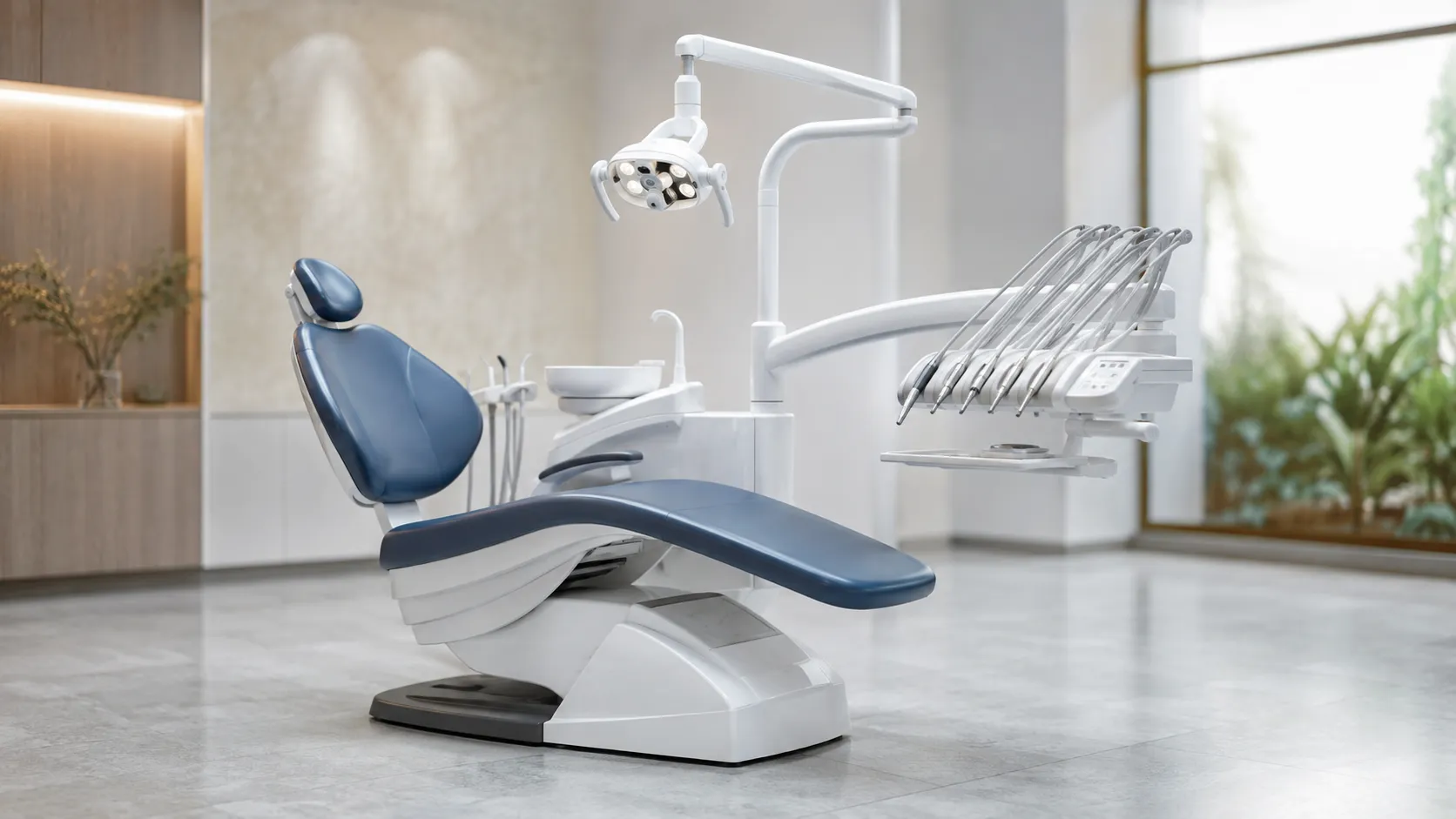 Dental products including mirrors, high-speed handpieces, composite syringes and sterilisation pouch