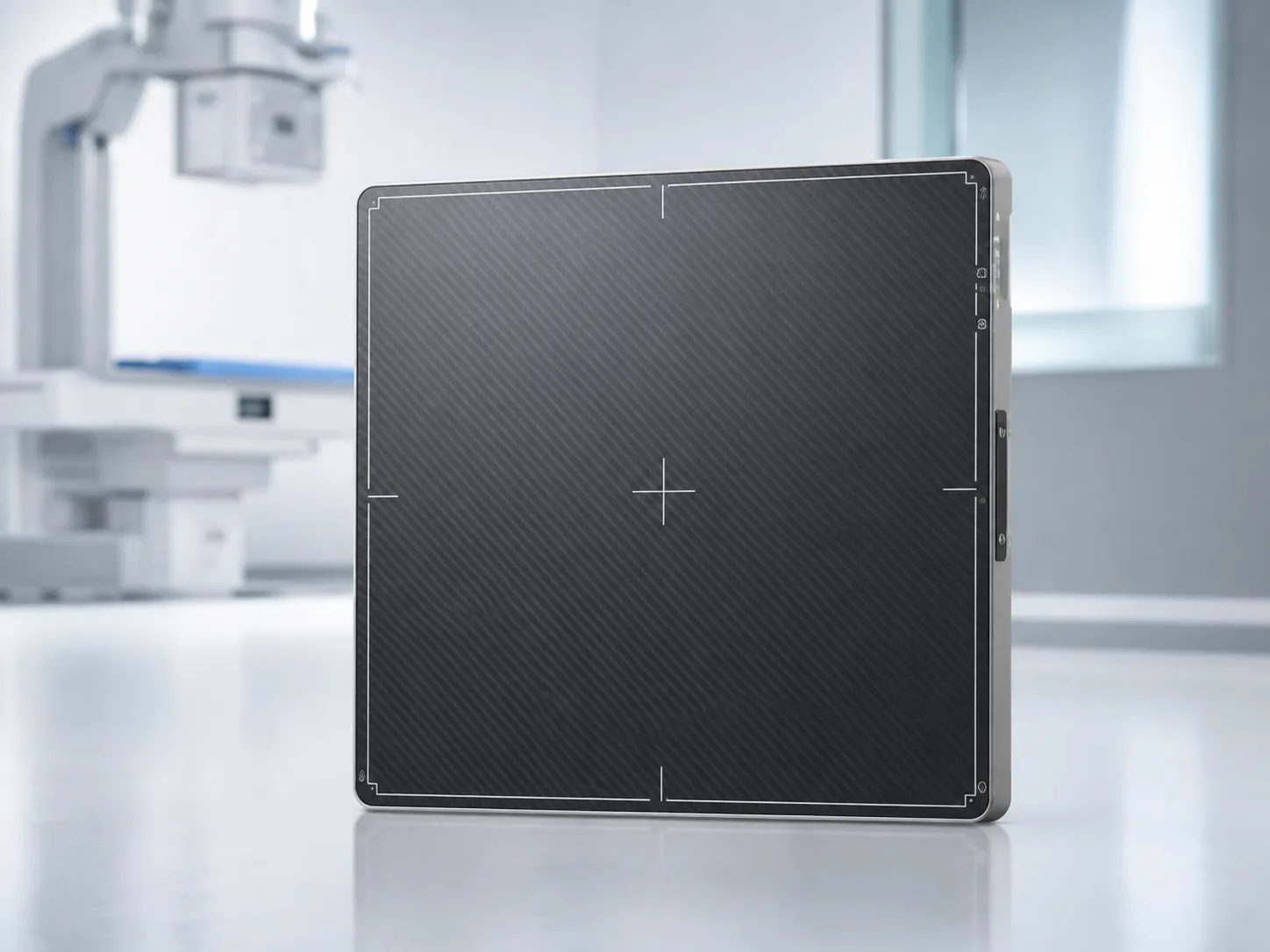 Radiology accessories including a lead apron, positioning sponges, anatomical markers and ultrasound